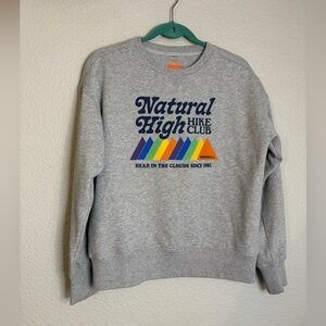 Merrell Sweatshirt Grey Hiking Women Small Outdoor Natural High Hike Club